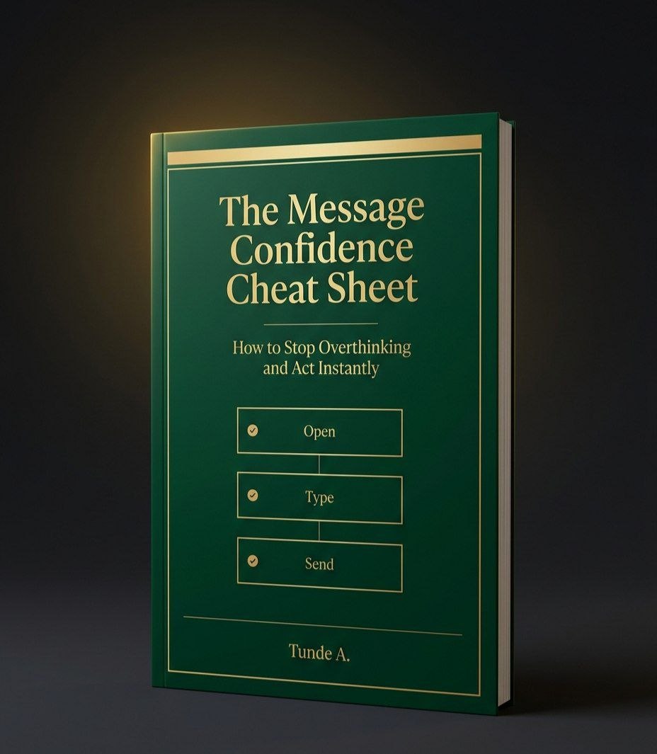 Bonus 1: The Message Confidence Cheat Sheet